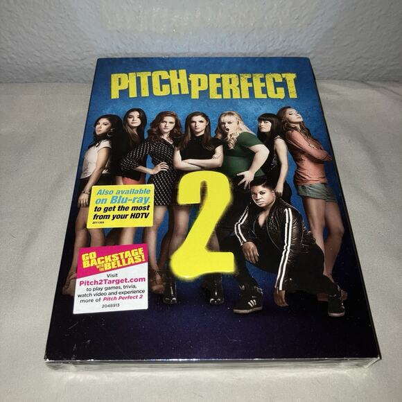 Dvd Sealed New Nwt Pitch Perfect 2 W Slipcover Stars Anna Kendrick Rebel Wilson - Picture 1 of 3